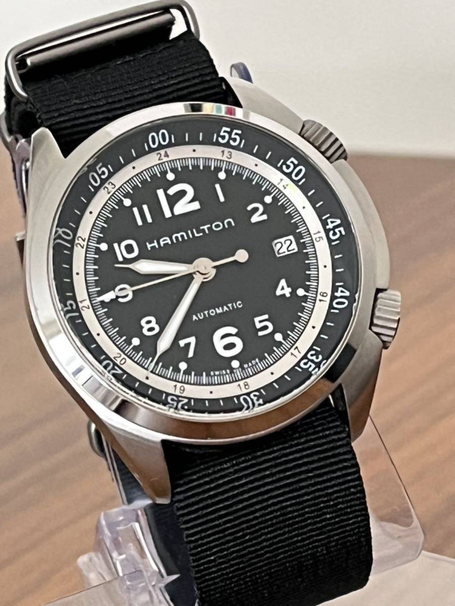 カーキ ハミルトン アビエーション パイロット Pilot HAMILTON 