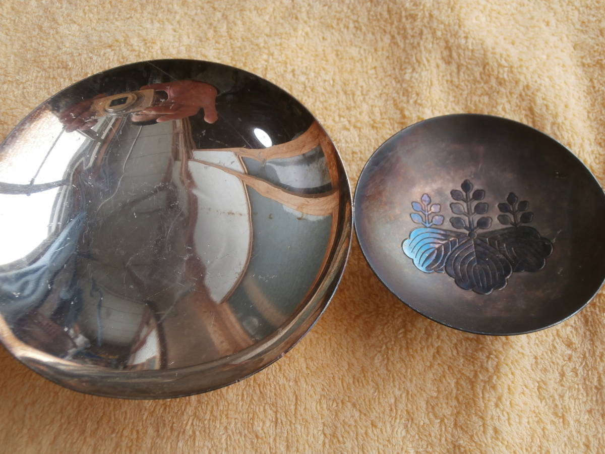 純銀製 銀盃 「純銀」の刻印あり 桐箱入り 85g Yahoo!オークション 刻印有