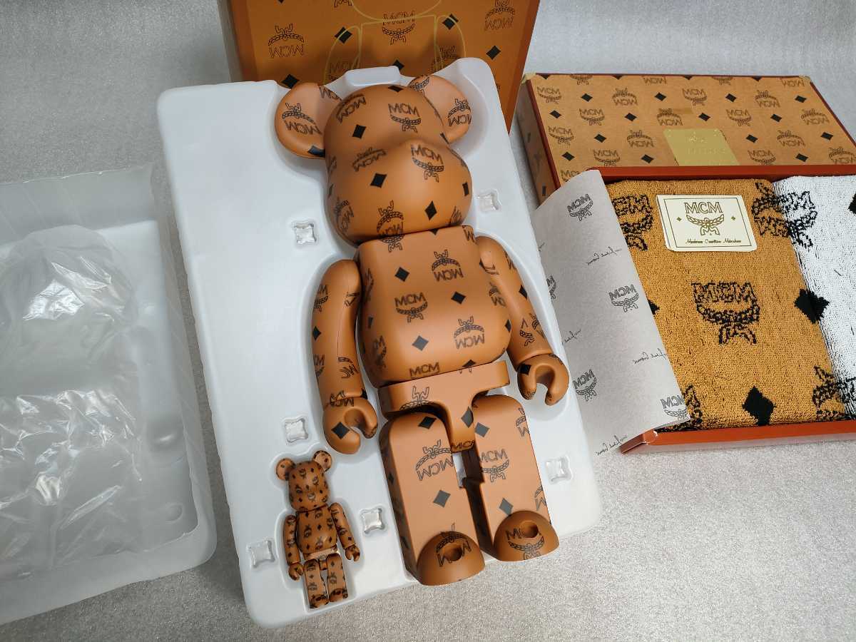 ☆MCM ベアブリック メディコムトイ ×MCM BE@RBRICK 100% & 400 