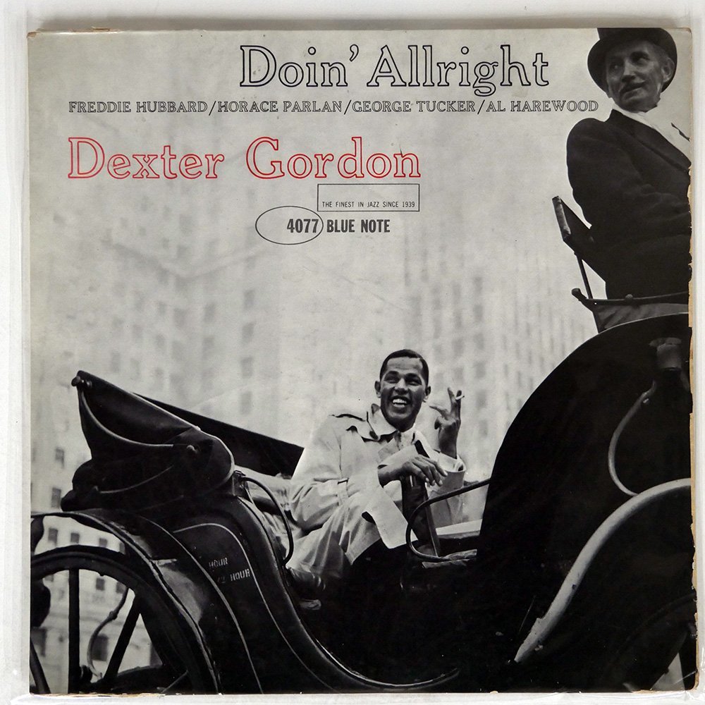 名演!!61年オリジナルNY耳 DEXTER GORDON/DOIN' ALLRIGHT/BLUE NOTE