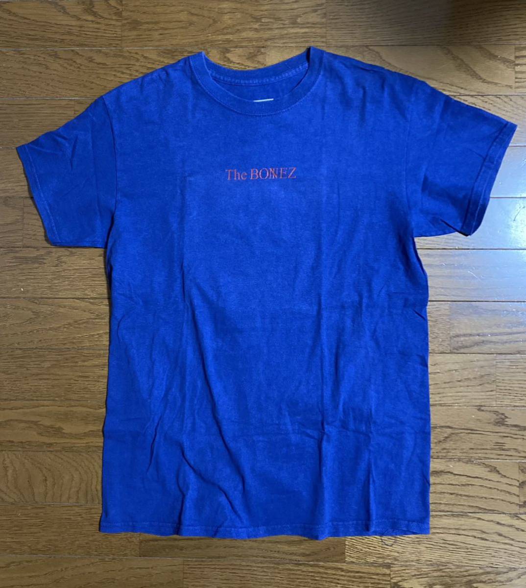 The BONEZ WOKE INDIAN Tシャツ 青 M ザボーンズ 限定品] 【公式通販】