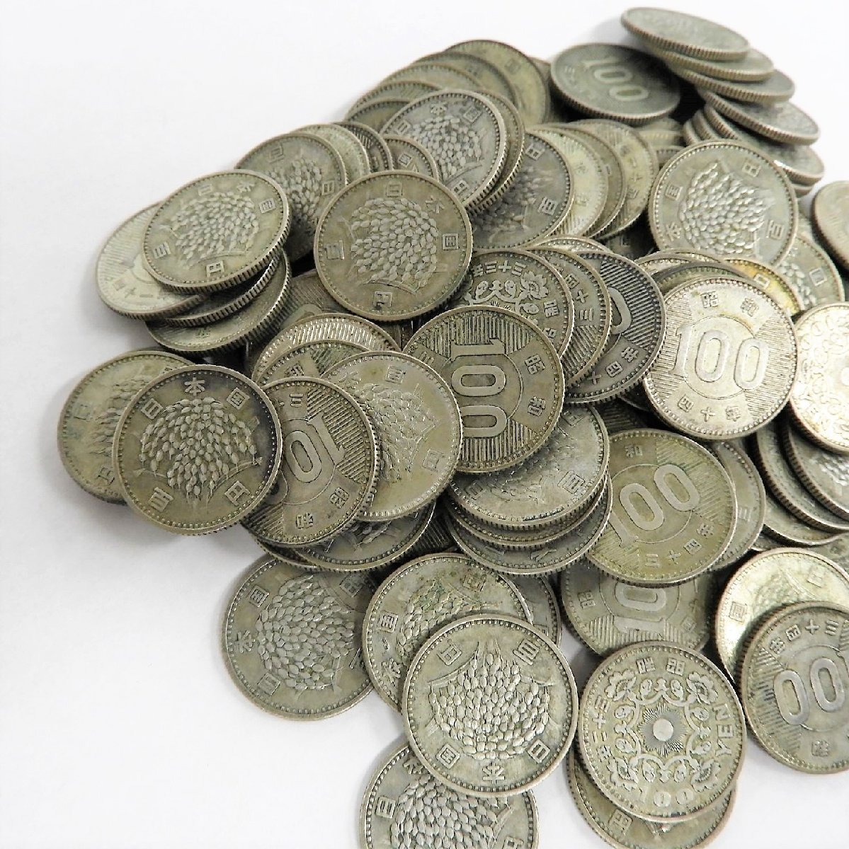 旧硬貨 100円 稲穂 88枚/鳳凰 19枚 計107点 y191-1690837【Y商品】 100円銀貨 古銭 |