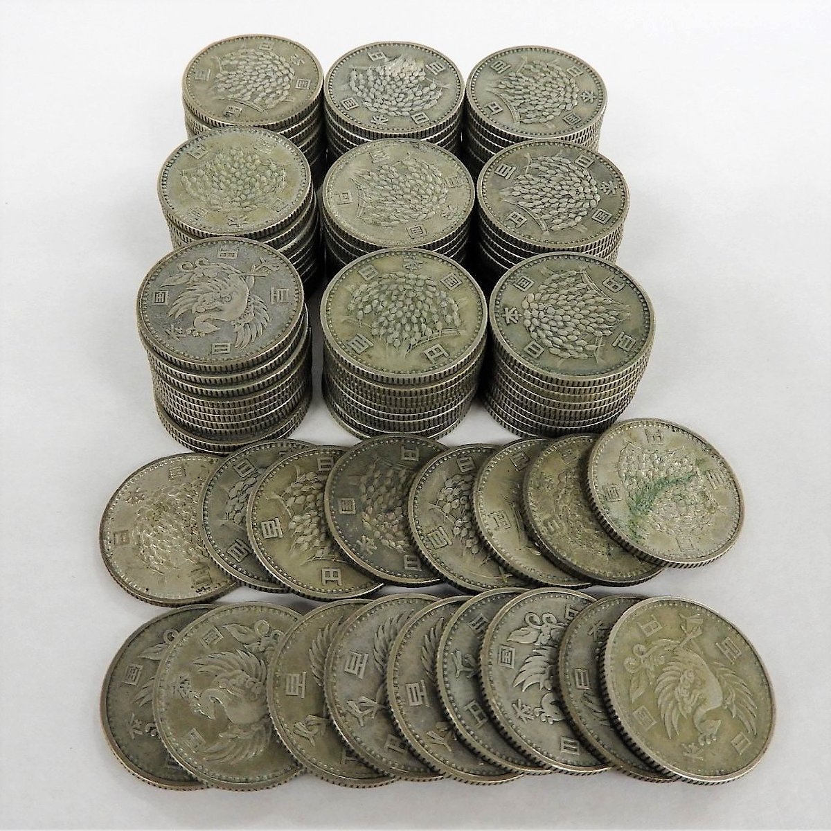 旧硬貨 100円 稲穂 88枚/鳳凰 19枚 計107点 y191-1690837【Y商品】 100円銀貨 古銭 |