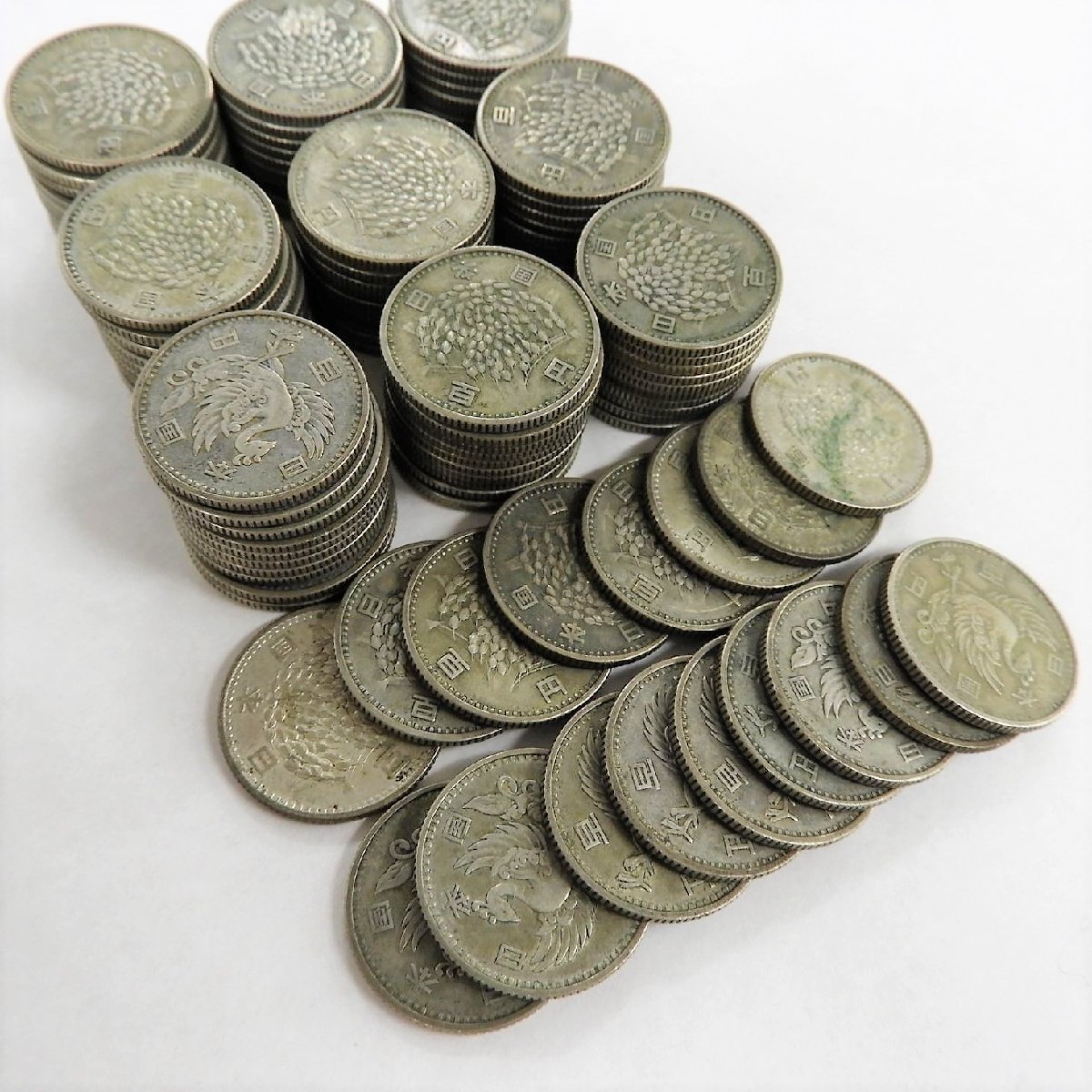旧硬貨 100円 稲穂 88枚/鳳凰 19枚 計107点 y191-1690837【Y商品】 100円銀貨 古銭 |