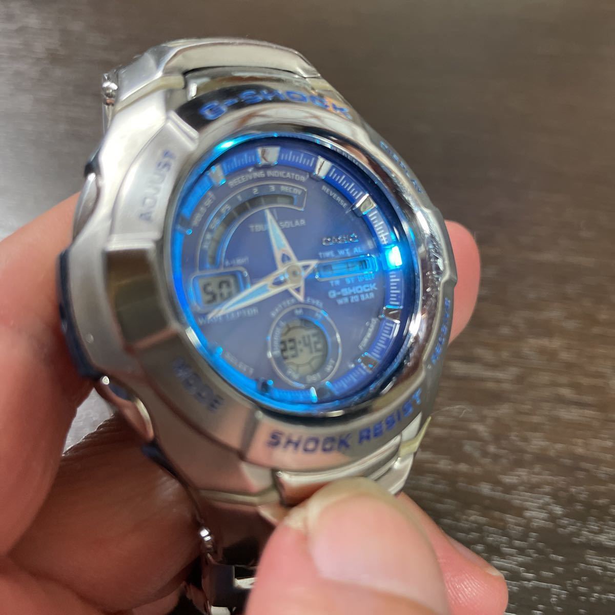 ジャンク】CASIO G-SHOCK GW-1210J メタルバンド 電波ソーラー 