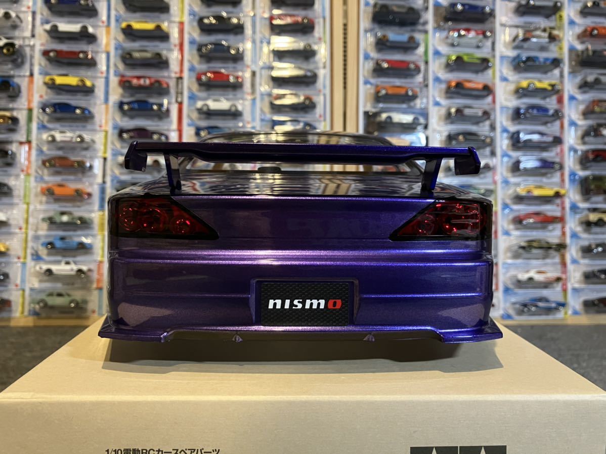 タミヤ ラジコン 日産シルビア S15 塗装済 スペアボディ 紫(ボディ