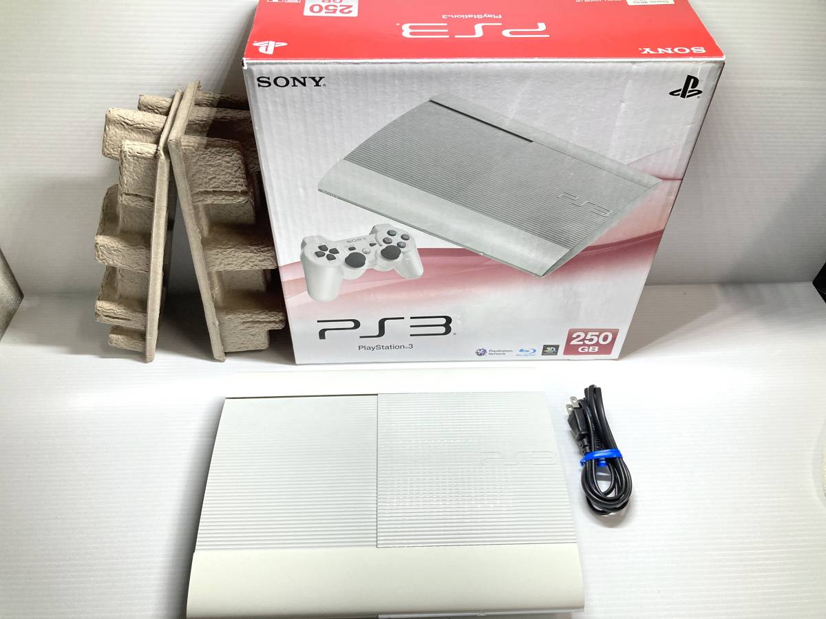 【1円～】PS3 250GB クラシック・ホワイト (CECH-4000B LW)【動作確認済】