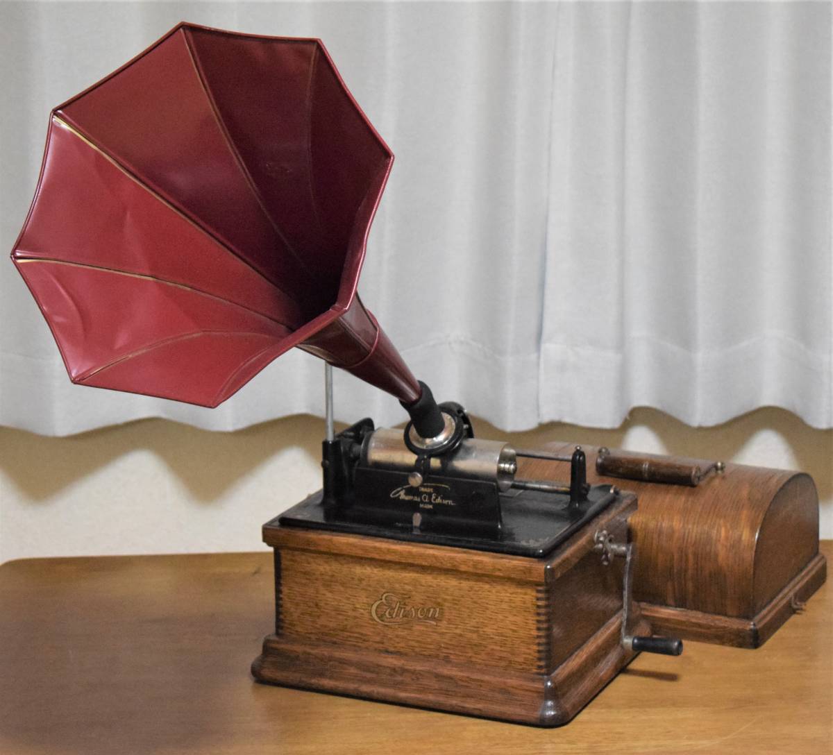 EDISON CYLINDER PHONOGRAPHS エジソン A型 蓄音機 Model A 整備済み きれいな(本体)｜売買された ...