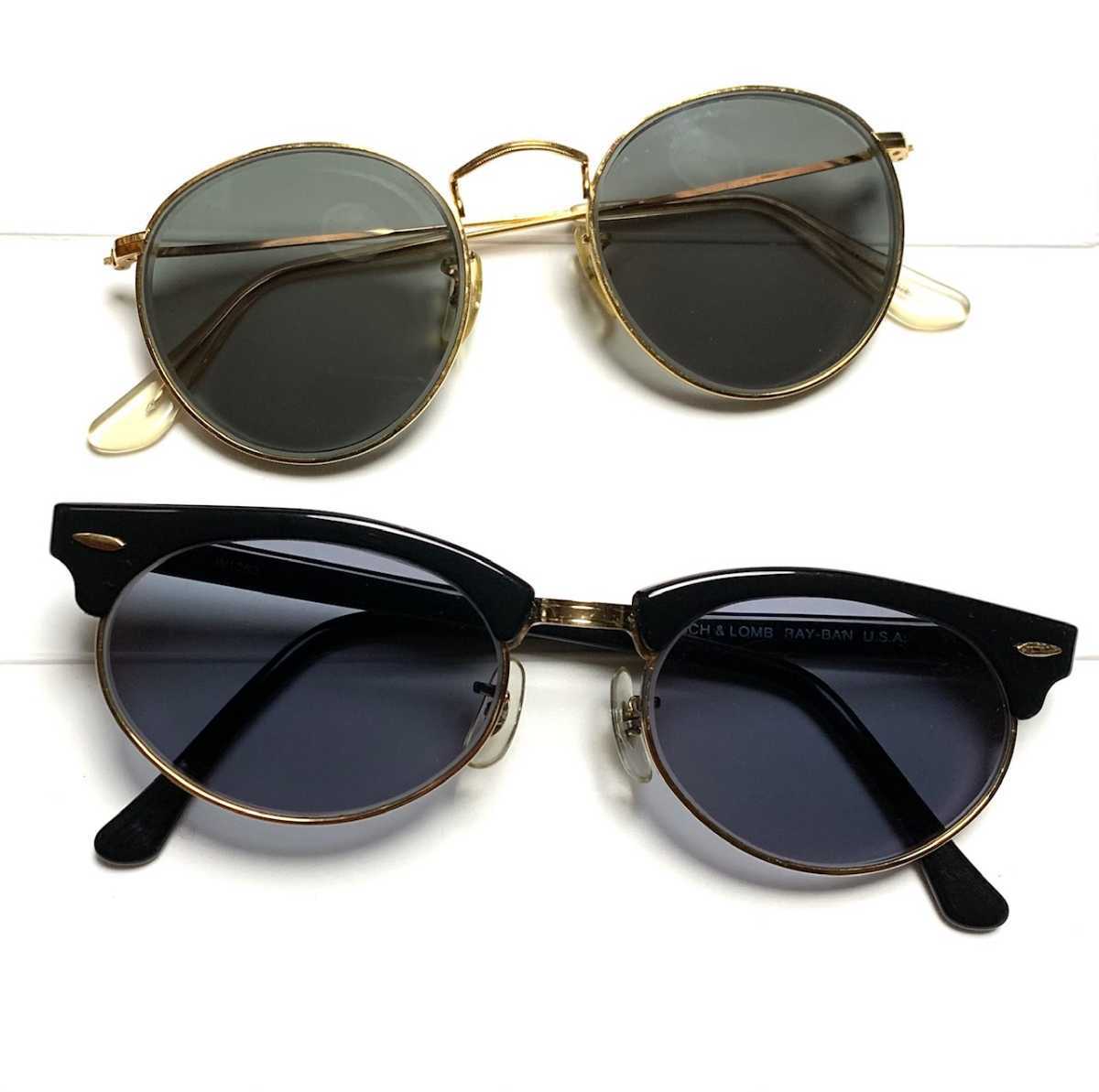 中古良品 ヴィンテージ USAレイバン Ray-Ban ボシュロム B&L 2本 w1263 