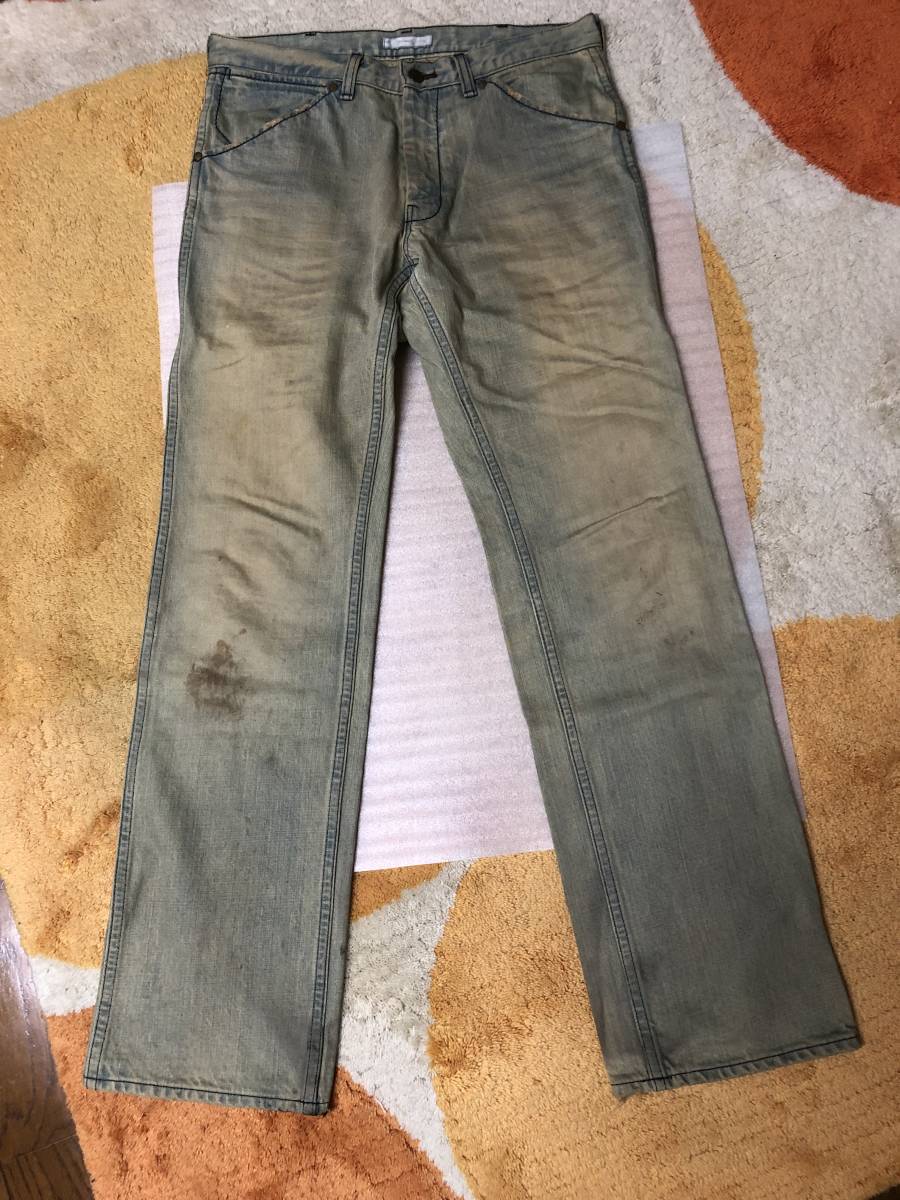 ナンバーナイン ジョージ期 泥加工 NUMBER (N)INE ダメージ加工 02AW 
