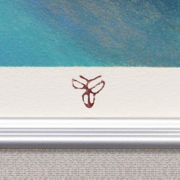 杉山寧 「鯉(瀅)」 リトグラフ 落款・エディション・作品証明シール