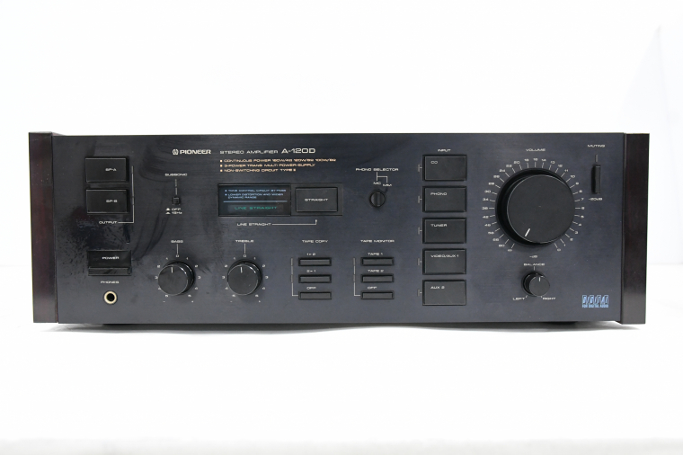 Pioneer パイオニア A-120D プリメインアンプ サイドウッドあり