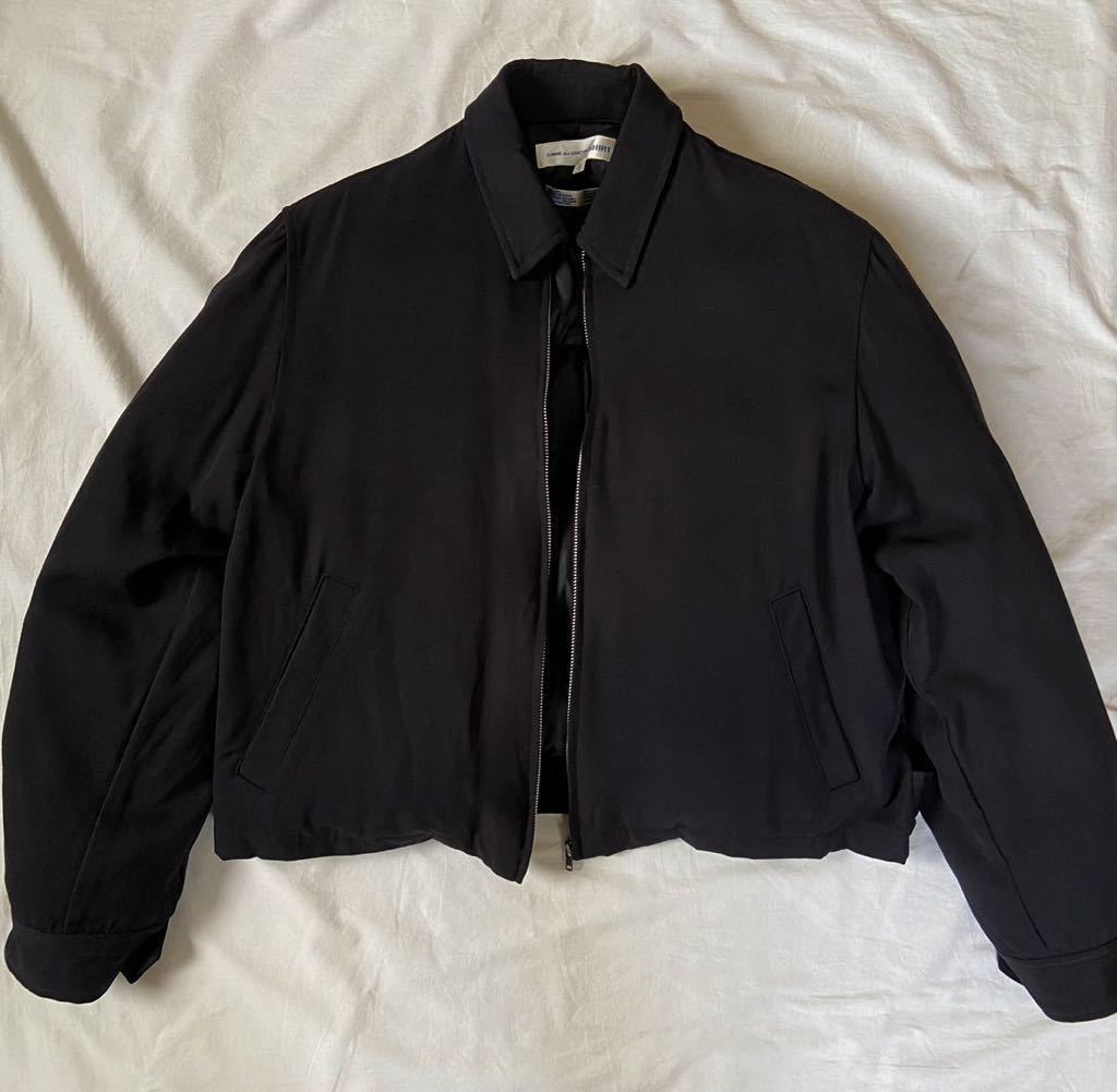 美品 vintage archive comme des garcons shirts コムデギャルソンシャツ ウールギャバ ダウン ショートブルゾン 