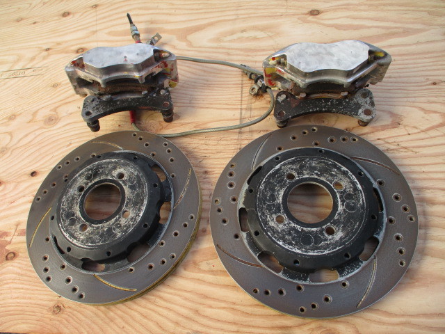KRZ 4PISTON ブレーキキャリパー ローターセット - メルカリ KRZ4