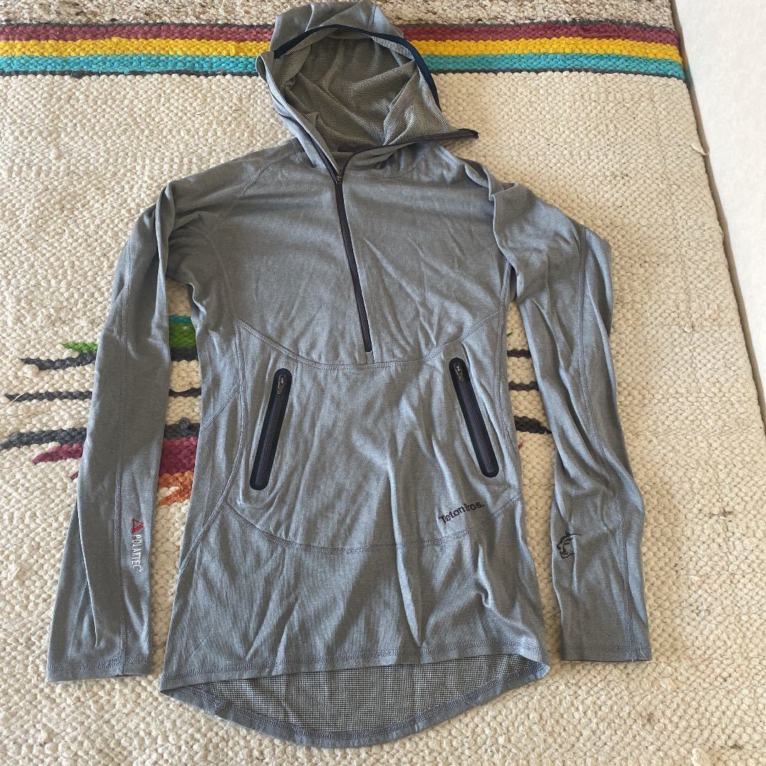 ティートンブロス Teton Bros. Power Wool Lite Hoody Light Gray 登山