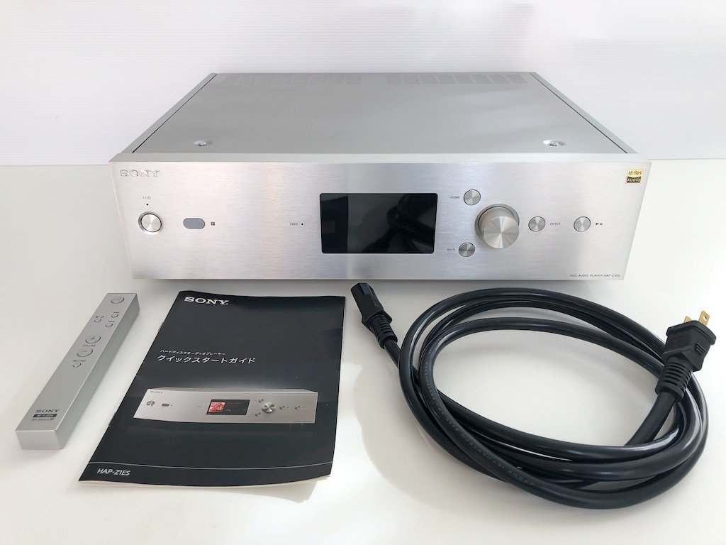 SONY ハイレゾ HAP-Z1ES リモコン 付属品付きで直ぐに使えます。 SONY HAP-Z1ES 動作OK ソニー ハイレゾHDDプレーヤー リモコン・電源