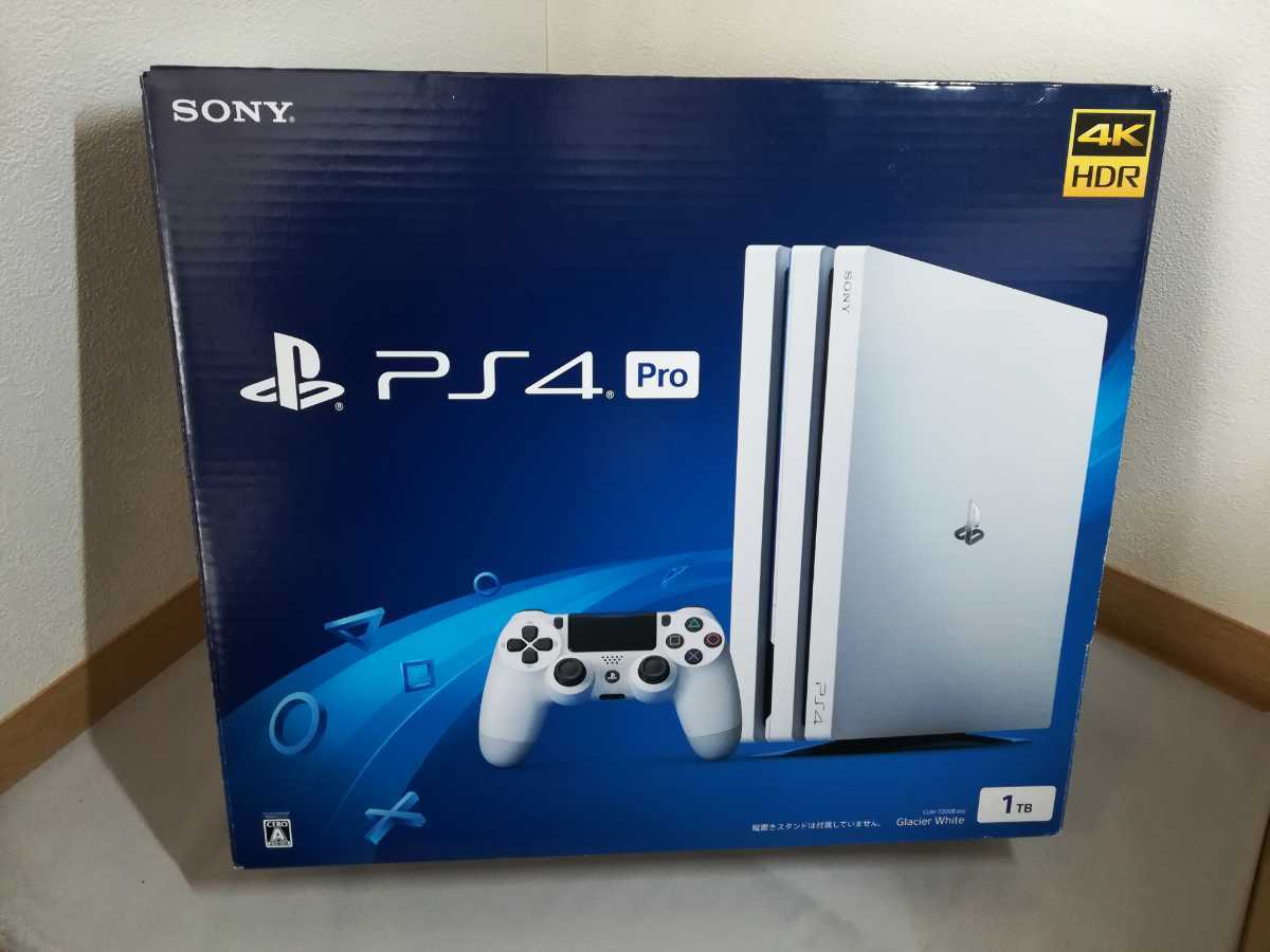 SONY 新品 PlayStation 4 Pro グレイシャー・ホワイト 1TB CUH 
