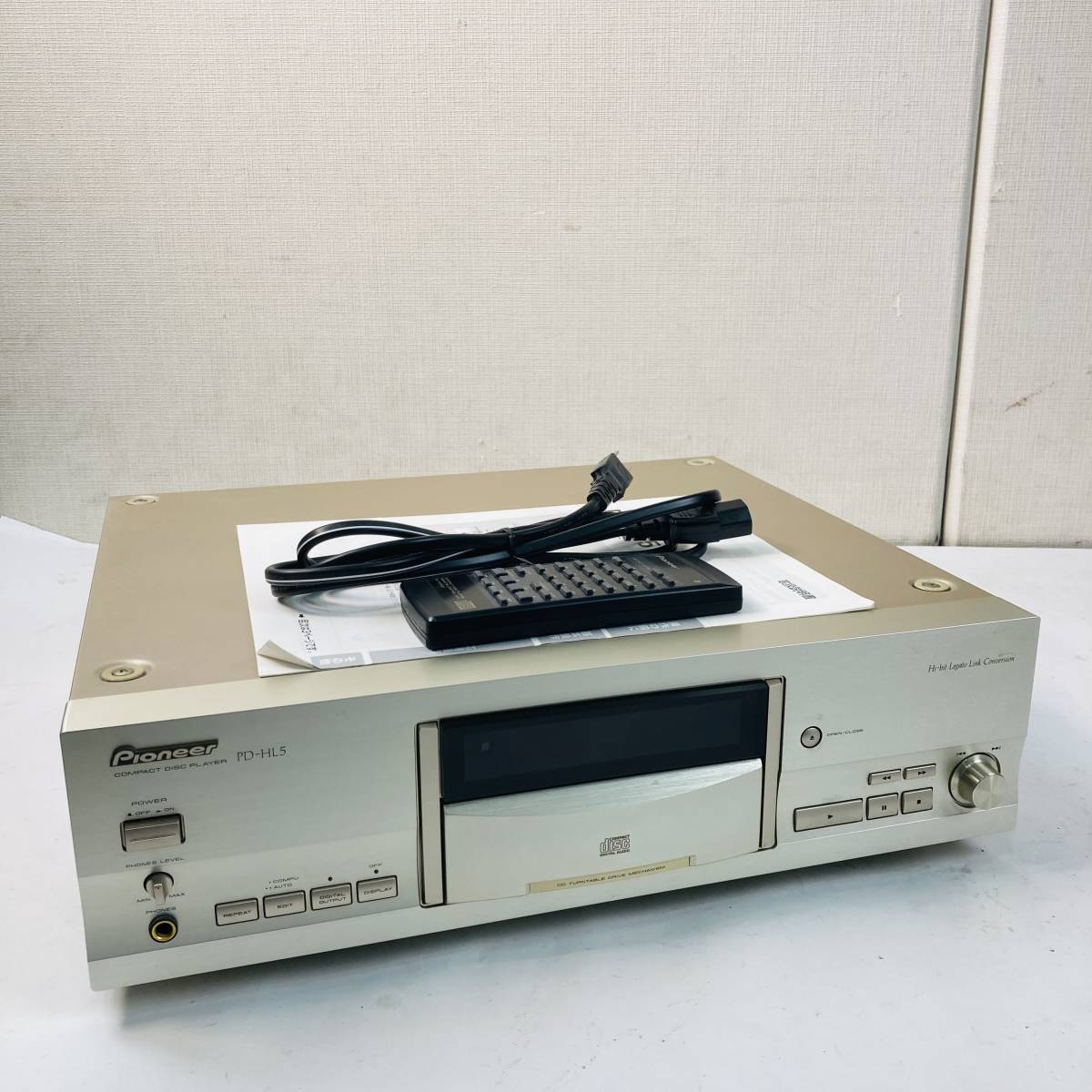 Pioneer パイオニア PD-HL5 コンパクトディスクプレーヤー 元箱付き パイオニア Pioneer PD-HL5 CDプレーヤー - PD-HL5-PM コンパクト
