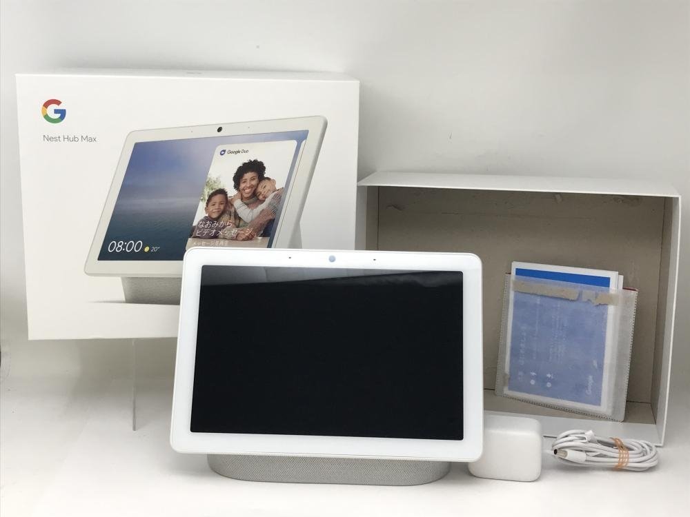 1046【超美品】 Google nest hub max GA00426JP スマートスピーカー 