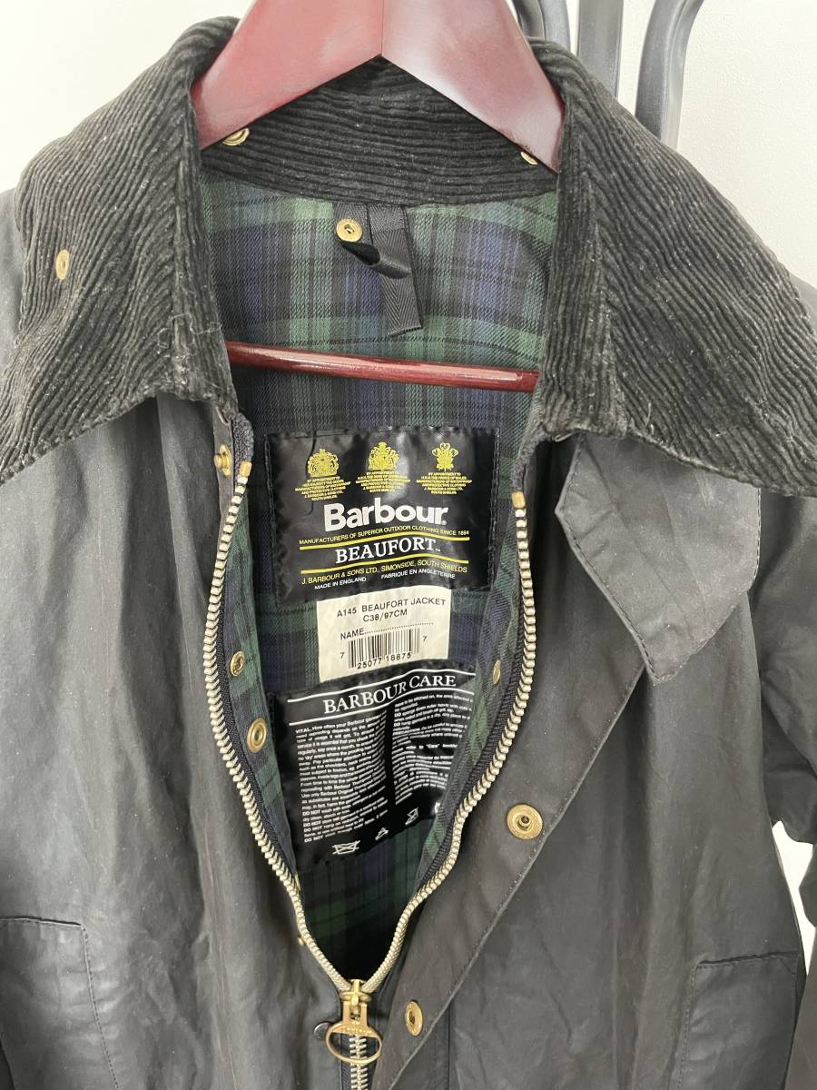 初期3クレスト C38 ビューフォート ブラックウォッチ バブアー barbour beaufort crest crown warrant 英国 イギリス クラウン ワラント
