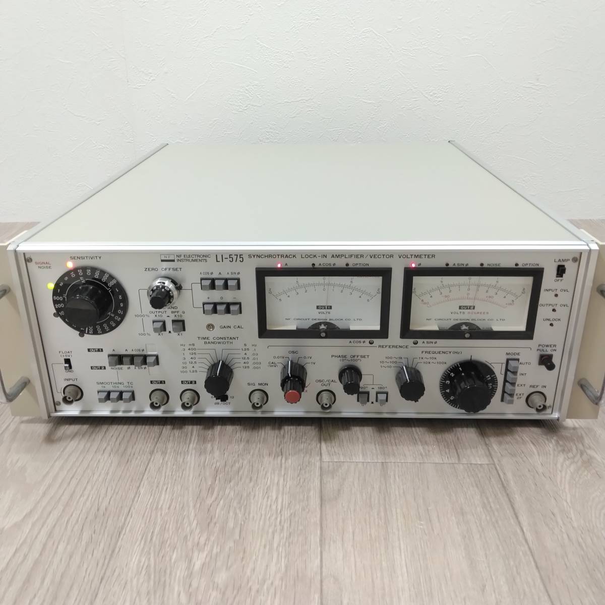 送料無料! NF回路設計ブロック LI-575 シンクロトラック ロックインアンプ ロックイン検出