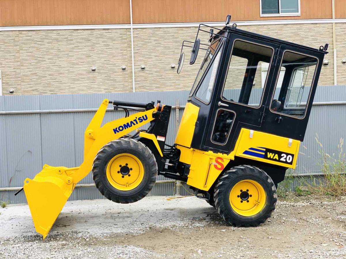 コマツ WA20-1 ミニホイールローダー/タイヤショベル 除雪 ☆2トン コマツ WA20-1 ミニホイールローダー/タイヤショベル 除雪 ☆2トン