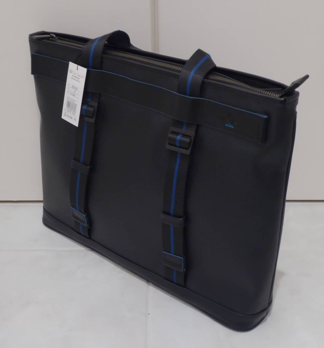 未使用⁄タグ付LANVIN en Bleu 2wayビジネスバッグ シボ革 未使用 新品