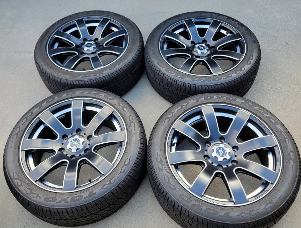 中古 ファブレス パンデミック 18インチ 7.5j +35 139.7 6H ハイエース