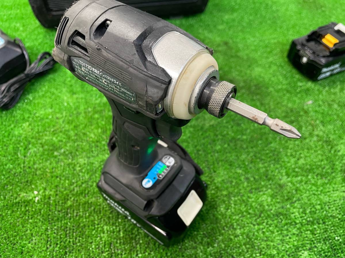 中古動作品【マキタ makita】 充電式インパクトドライバ TD172DRGX 18V 
