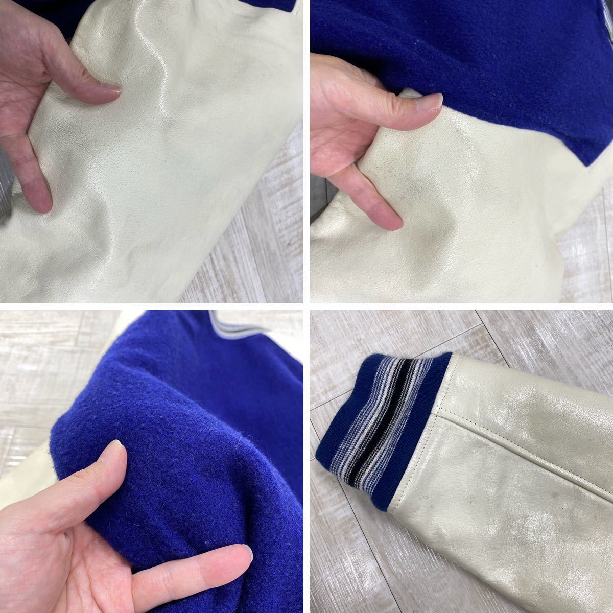 MAD HECTIC マッド ヘクティク 袖 レザー スタジャン サイズ L