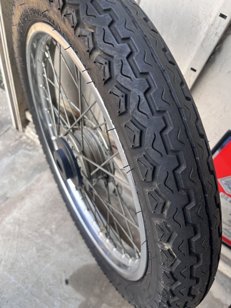GS400 純正フロント リアホイールセット 中古 当時物 gs gt380 gsx 