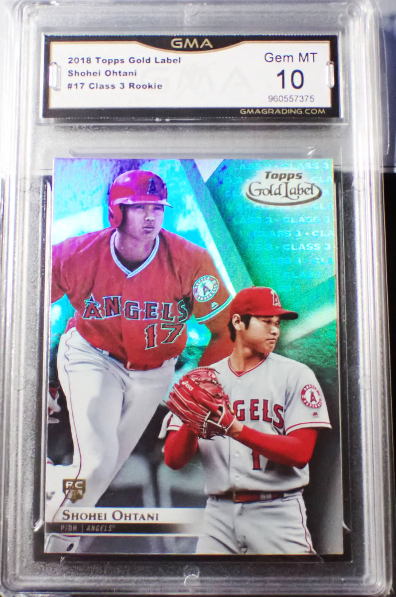 大谷翔平 Ohtani 2018 RC Rookie Gem MINT Topps Gold Label