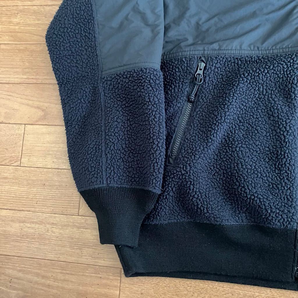 21AW COMME des GARCONS HOMME ボアフリース ブルゾン ブラック 21AW COMME des GARCONS HOMME ボアフリース ブルゾン ブラック