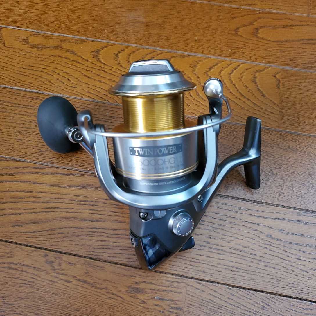 02 ツインパワー　6000 HG ジャンク品 シマノ 02ツインパワー 6000HG シマノ 6000HG フィッシング ジギング