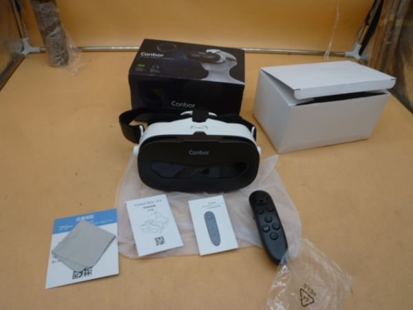 Canbor VR　ゴーグル　4～6.3インチスマホ対応　未使用　リモコン付き　カデ216　　　　送料無料 管ta　　22JAN