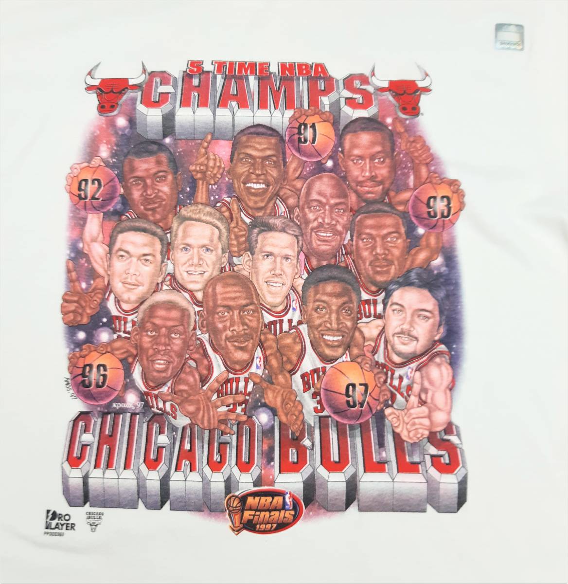 NBA シカゴブルズ 1997ファイナルチャンピオン Tシャツヴィンテージ