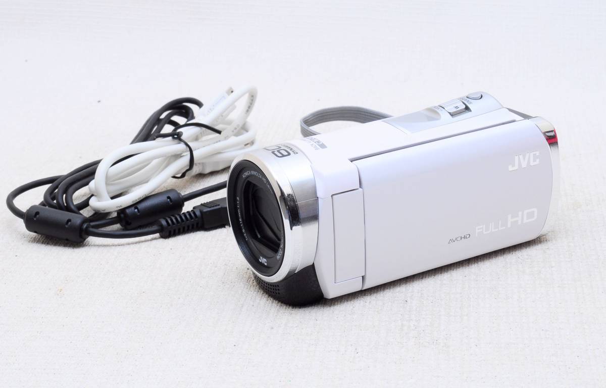 JVC GZ-E750-W フルハイビジョンビデオカメラ　美品