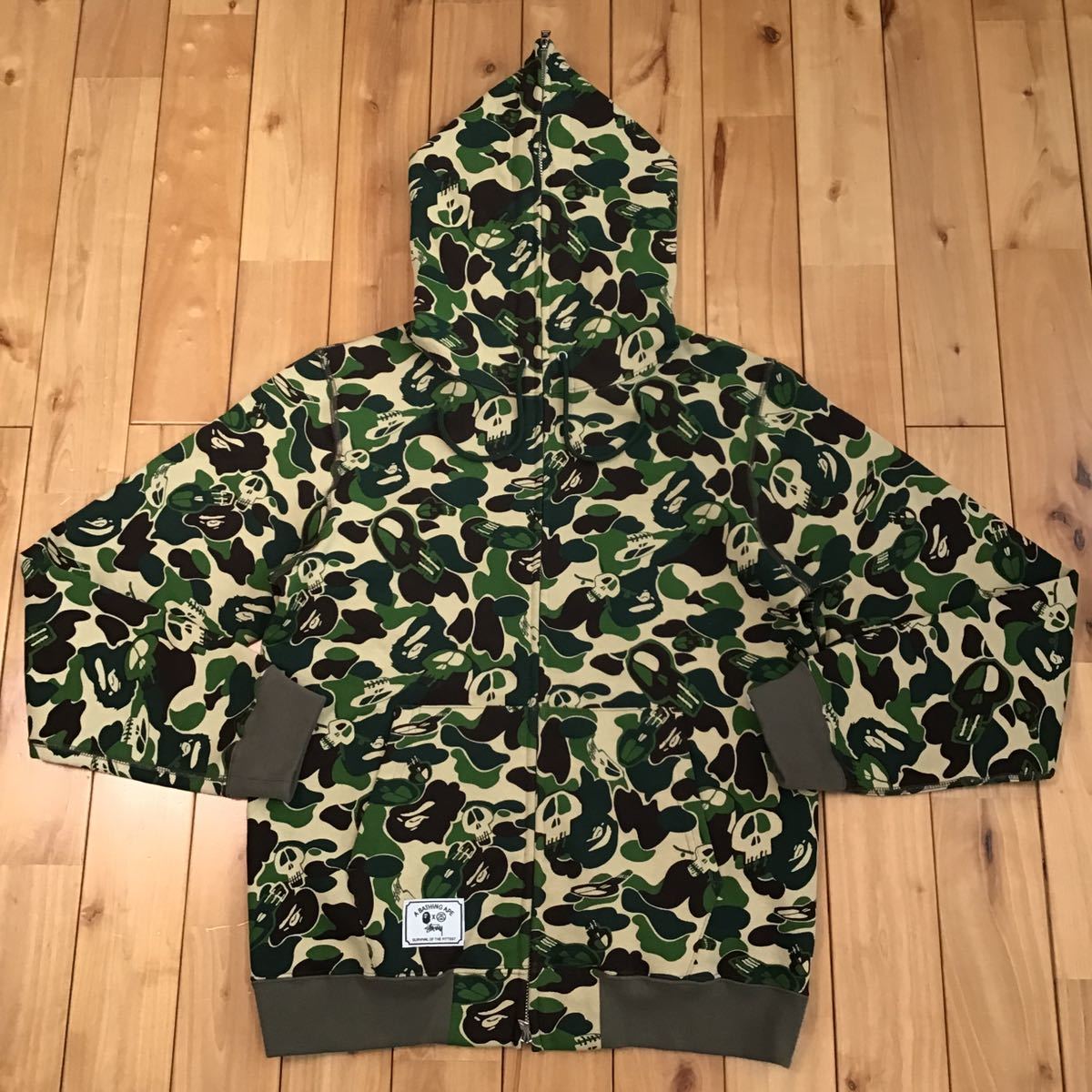 ☆新品☆ stussy × BAPE camo パーカー Mサイズ a bathing ape full