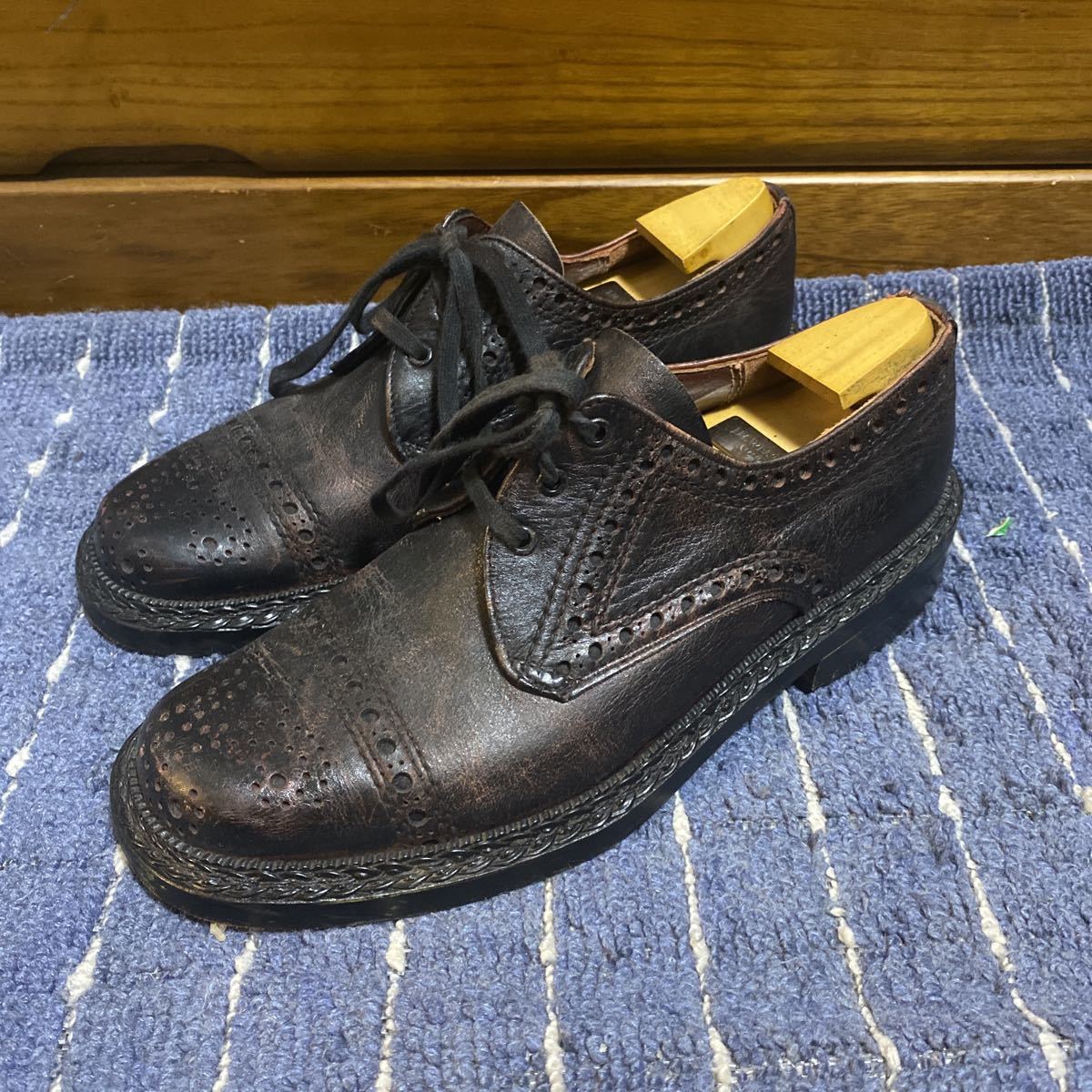 LLOYD ツォップナート弁髪編み8 セミブローグシューズ　ダークブラウン apollo ハインリッヒディンケラッカー