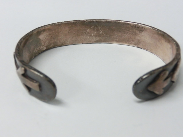HRM ハリウッドランチマーケット バングル 矢印 925刻印 シルバー