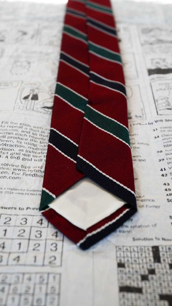 BROOKS BROTHERS ブルックスブラザーズ レップタイ 黒タグ