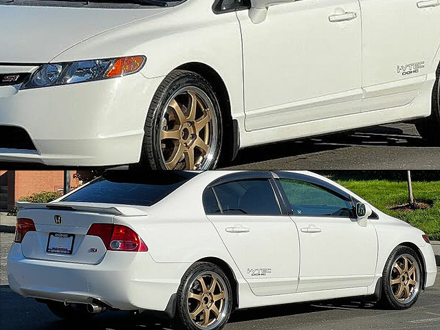 シビックFD【HONDA】ホンダCIVICセダンSi純正USステッカー左右2点i