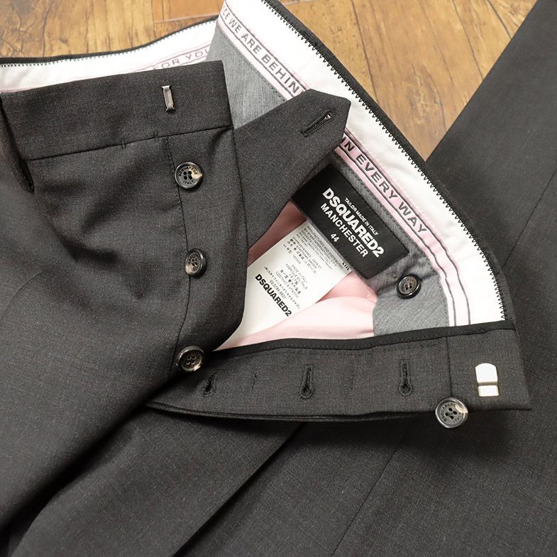 1円/DSQUARED2/44サイズ/Italy製スーツ S74FT0345 MANCHESTER 美 1円/DSQUARED2/44サイズ/Italy製スーツ S74FT0345 MANCHESTER 美
