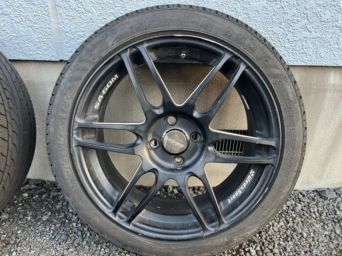 WedsSport ウェッズスポーツ SA-60M 17インチ 7.5J インセット48