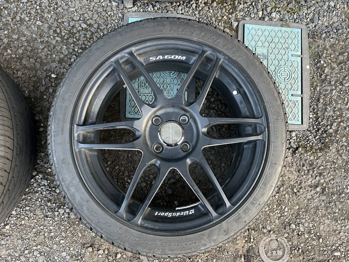 WedsSport ウェッズスポーツ SA-60M 17インチ 7.5J インセット48