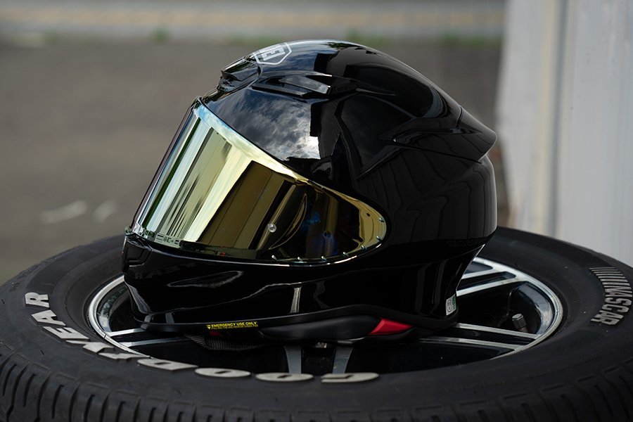 SHOEI Z-8 Z-8用 『ミラーシールド ゴールド』 バイザー サン Lサイズ 
