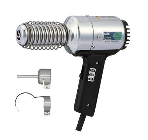 ⑥新品 シュア－ PJ-208A1 熱風機 プラジェット ヒートガン 標準アタッチメント付 石崎電機 新品 PJ208A1