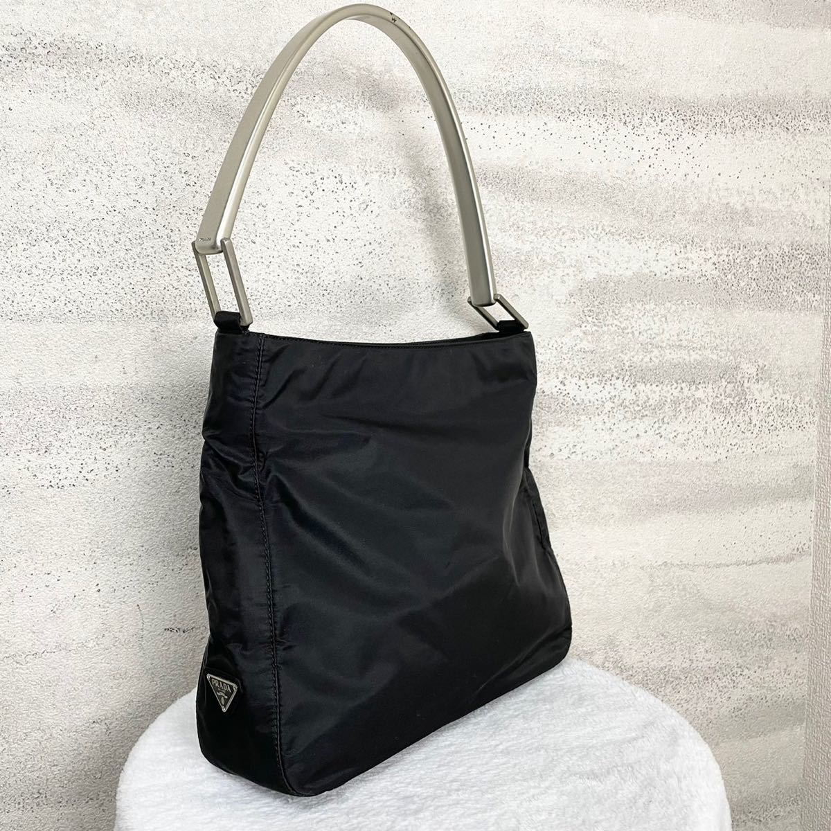 1円スタート】PRADA プラダ ハンドバッグ トートバッグ ワンショルダー 