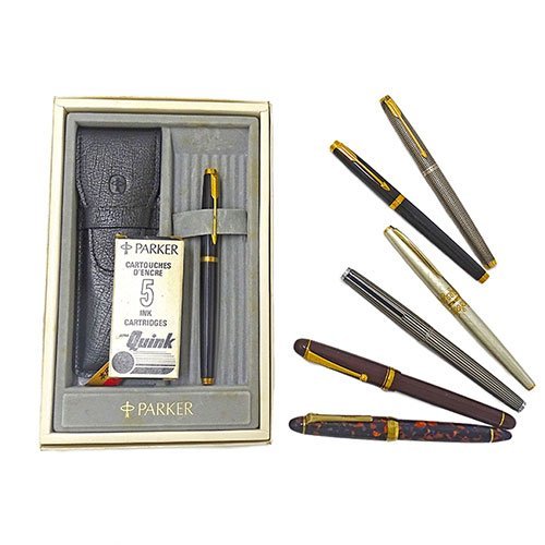 1円～ パイロット/パーカー/セーラー 万年筆 ペン先 21K×1 18K×1 18KWG×1 14K×4 ブランド 筆記用具 おまとめ品 (v0072441200)