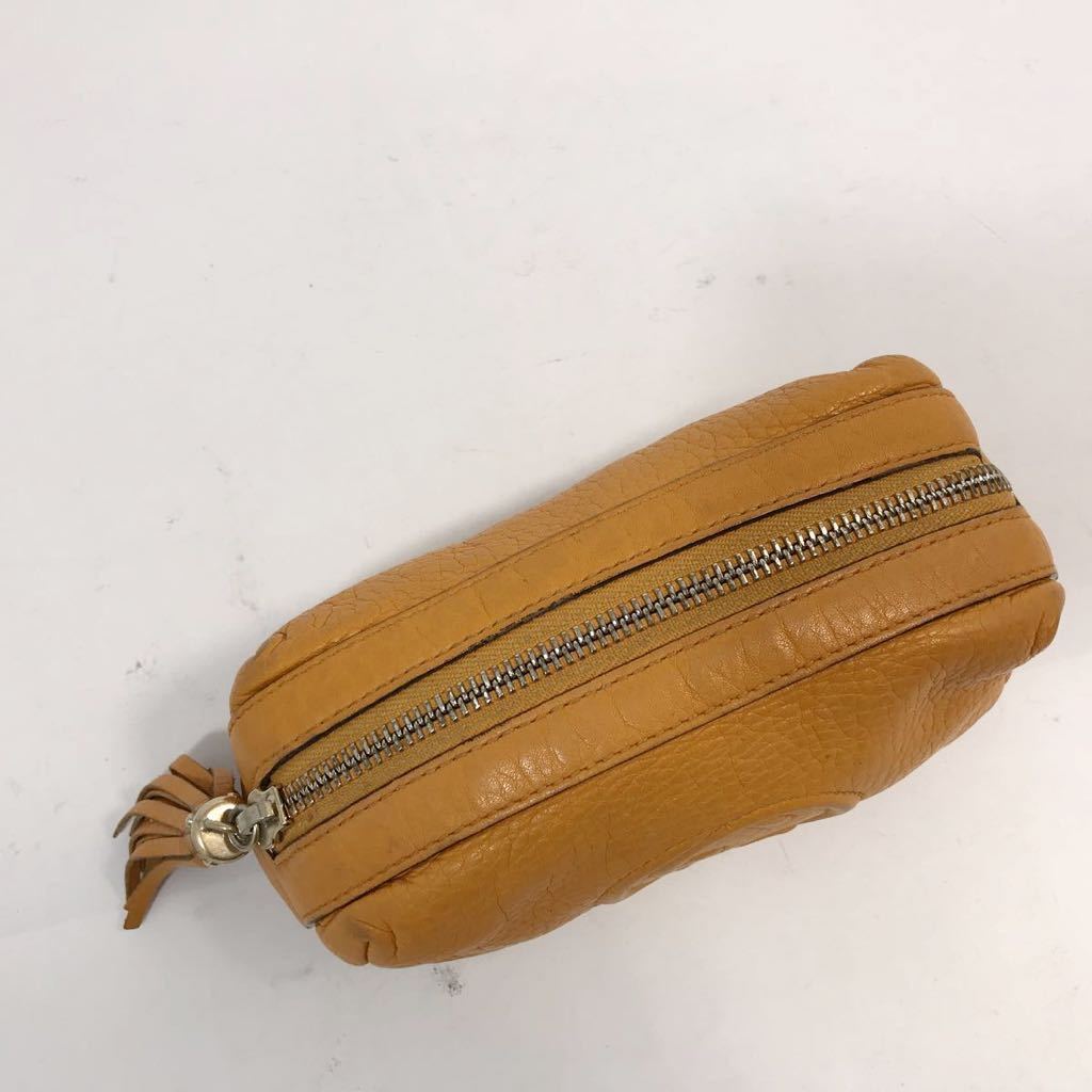 グッチ ソーホー ポーチ 美品 レザー インターロッキングG GUCCI 黒